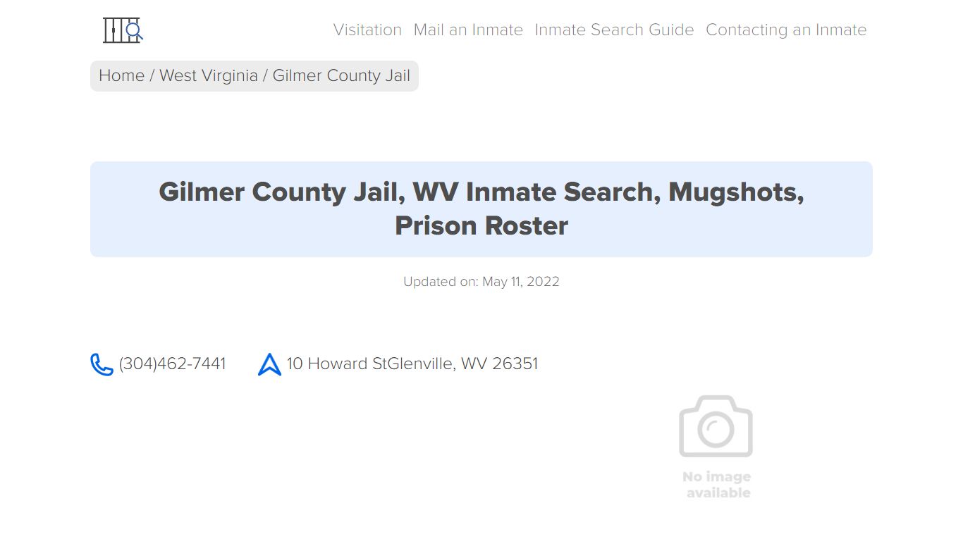Gilmer County Jail, WV Inmate Search, Mugshots, Prison ...